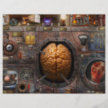 Steampunk - Information overload Full Color Flyer