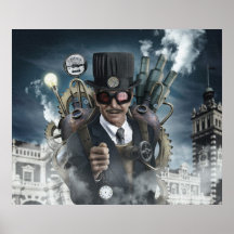 SteamPunk Inventor Posters
