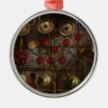 Steampunk - Job jitters Christmas Ornament