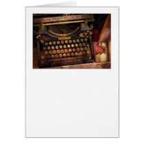 Steampunk - Just an ordinary typewriter Greeting Cards