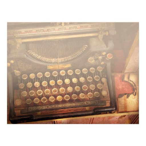 Steampunk - Just an ordinary typewriter Letterhead
