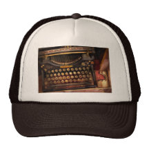 Steampunk - Just an ordinary typewriter Mesh Hats
