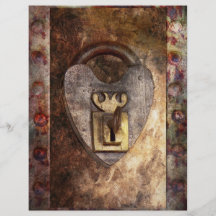 Steampunk - Locksmith - The key to my heart Full Color Flyer