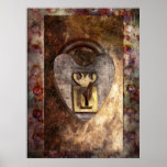 Steampunk - Locksmith - The key to my heart Print