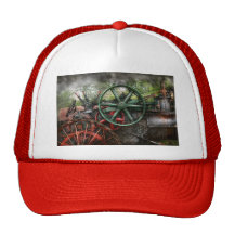 Steampunk - machine - transport de l'avenir casquette