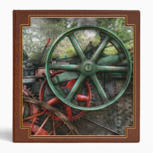 Steampunk - Machine - Transportation of the future 3 Ring Binders