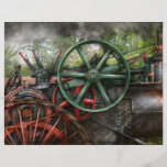 Steampunk - Machine - Transportation of the future Flyer Design