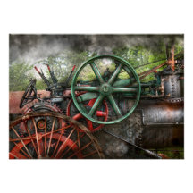 Steampunk - Machine - Transportation of the future Invite