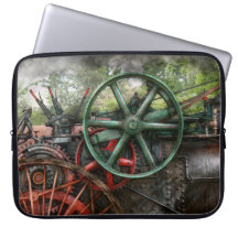 Steampunk - Machine - Transportation of the future Laptop Computer Sleeves
