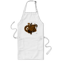 Steampunk Machinery (Copper) Aprons