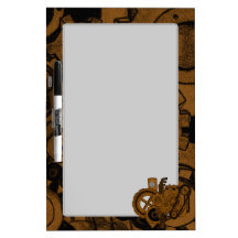 Steampunk Machinery (Copper) Dry-Erase Whiteboard