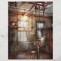 Steampunk - Machinist - The grinding station Flyer Design