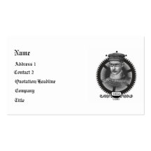 Steampunk Man Business Card
