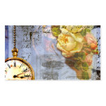 Steampunk n Roses Timepiece Business Cards