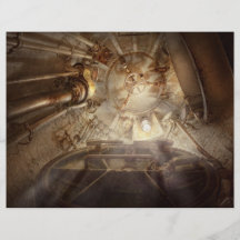 Steampunk - Naval - The escape hatch Flyer Design
