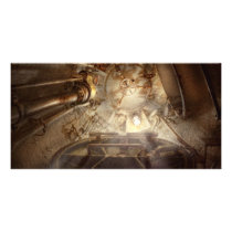 Steampunk - Naval - The escape hatch Photo Card Template