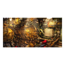 Steampunk - Naval - The torpedo room Photo Card Template