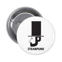 Steampunk Pin's Avec Agrafe