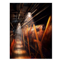 Steampunk - Plumbing - The hallway Postcards