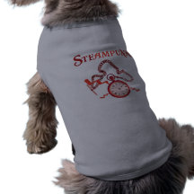 Steampunk Pocketwatch Dog Tee Shirt