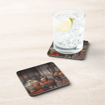 Steampunk - Private distillery Coaster
