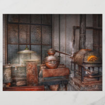 Steampunk - Private distillery Flyer Design