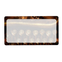 Steampunk - Remuneration mechanism Custom Shipping Label