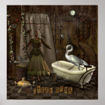 Steampunk Romance Poster