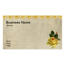Steampunk Rose Business Card