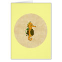 Steampunk Seahorse cards