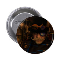Steampunk Sean Pinback Button