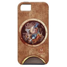 Steampunk Space Chimp iPhone 5 iPhone 5 Cases