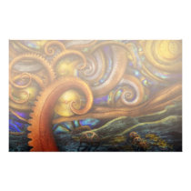 Steampunk - Starry night stationery