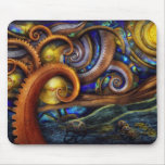 Steampunk - Starry night Mousepads