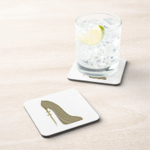 Steampunk Style Stiletto Shoe Art Coasters