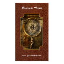 Steampunk - The pressure gauge Business Cards