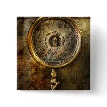 Steampunk - The pressure gauge Pinback Buttons