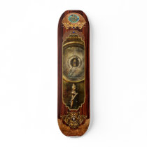 Steampunk - The pressure gauge Skate Decks