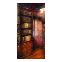 Steampunk - The semi-private study Photo Card Template
