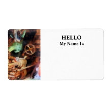 Steampunk - Torpedo Controls Custom Shipping Label