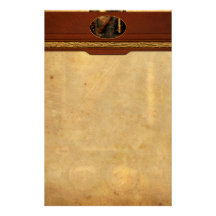 Steampunk - Victorian fuse box Personalized Stationery
