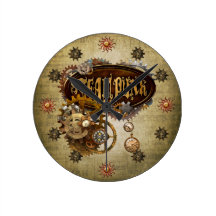 Steampunk Wall Clock