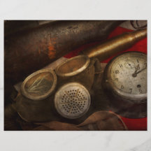 Steampunk - War - Remembering the war Full Color Flyer