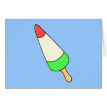 Steckerleis de glace à la poignée ice popsicle lol carte de vœux