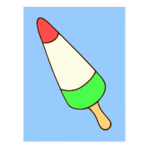 Steckerleis Eis am Stiel popsicle ice lolly Postkarten