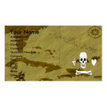 Stede Bonnet Map #14 Business Card Templates