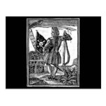 Stede Bonnet Pirate Portrait Post Cards