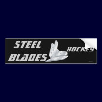Steel Blades bumper stickers