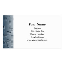 Steel Blue Abstract Business Cards
