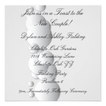 Steel Bubbles Reception Card
